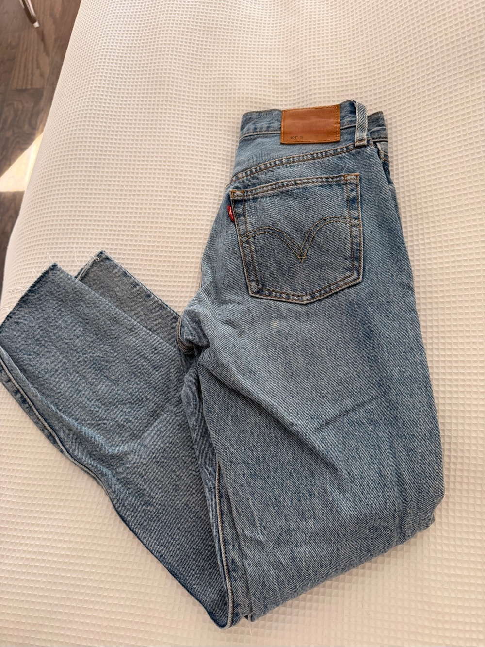 Levi's Straight Leg Classic Light Blue Denim Jeans